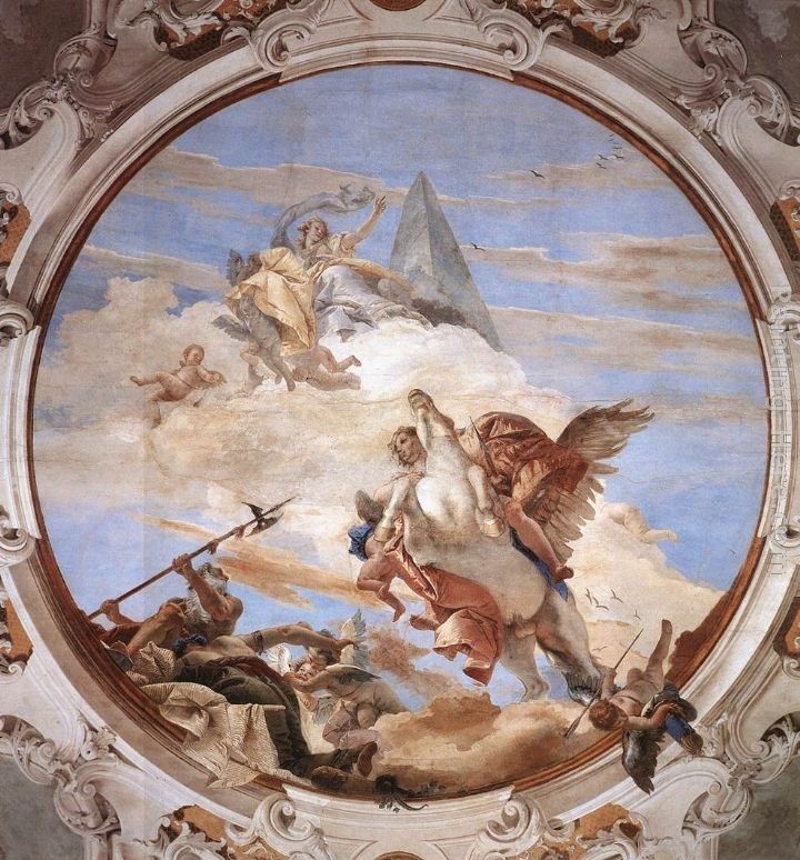 Giovanni Battista Tiepolo Bellerophon on Pegasus